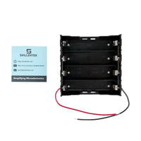 4 x 18650 Battery Holder Box with Wire (No Cover) | ShillehTek Product Manual