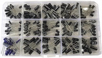 200PCS Electrolytic Capacitor Kit 0.1uF 50V to 220uF 10V with Plastic Box | ShillehTek Product Manual