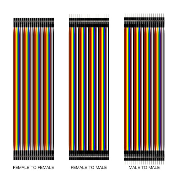 ShillehTek 120pcs 20cm female to female Dupont wires for Arduino Raspberry Pi