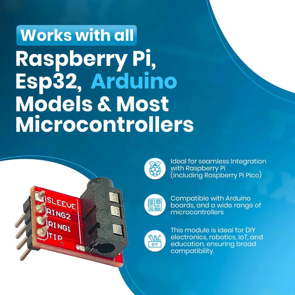 ShillehTek 3.5mm Stereo Audio Jack Breakout Board Pro Module