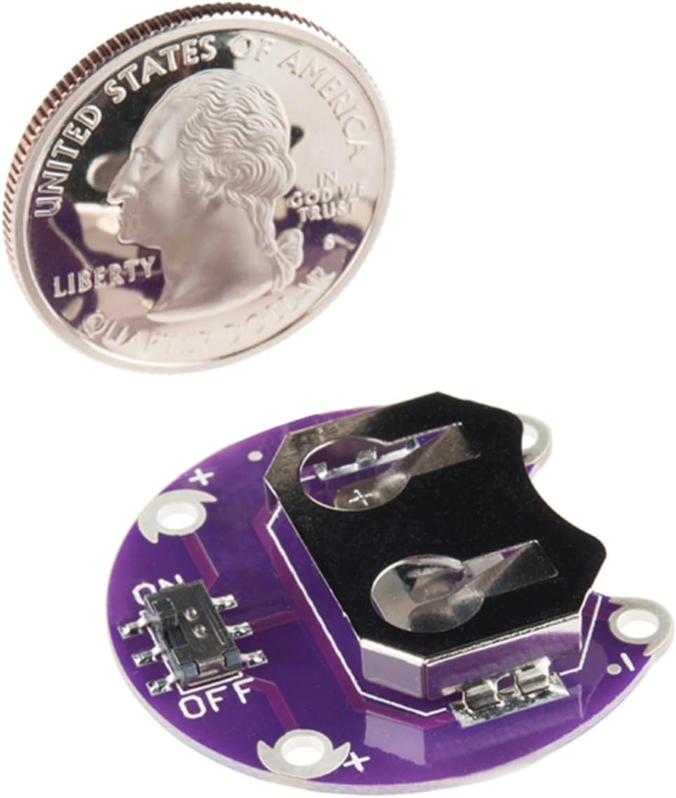 SHILLEHTEK Lilypad CR2032 Coin Cell Battery Holder 3-Pack