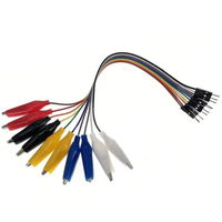 30cm 10-Pin Alligator Clip to Dupont Line - Male | ShillehTek Product Manual