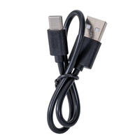 Black USB-C Cable 2A 0.5m | ShillehTek Product Manual