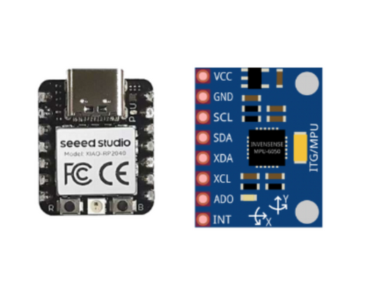 How to Connect the MPU6050 to the XIAO RP2040