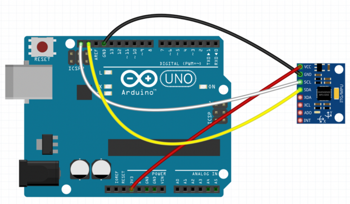 Arduino Uno MPU6050: Get I2C motion readings | ShillehTek