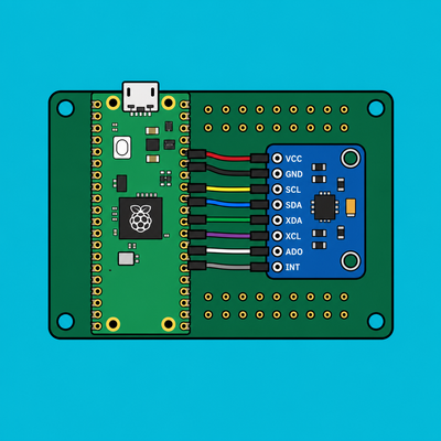 Raspberry Pi Pico MPU6050: Read motion data