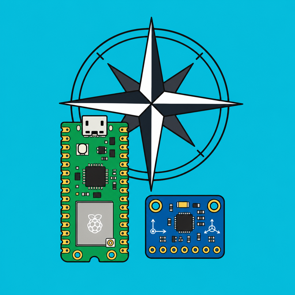 Pico W MPU9250: Heading Angle in MicroPython | ShillehTek