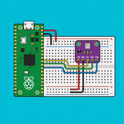 Raspberry Pi Pico BME280: Measure altitude