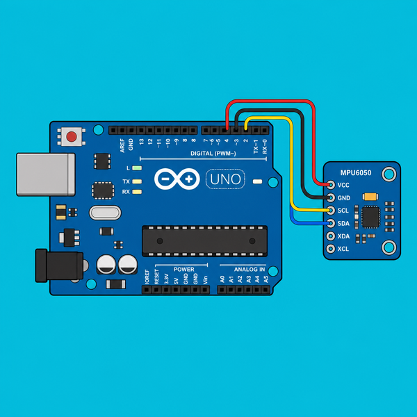 Arduino Uno MPU6050: Get I2C motion readings | ShillehTek
