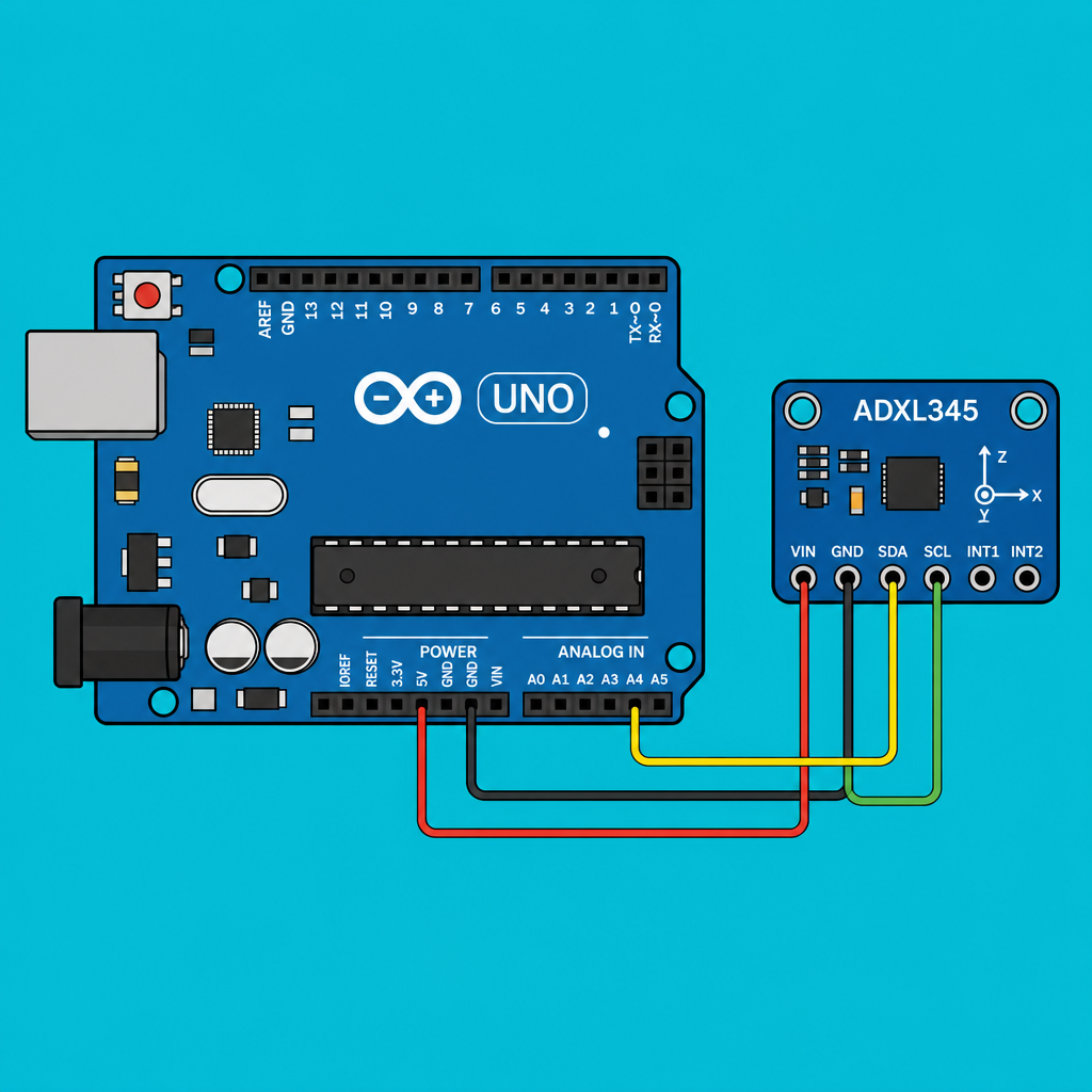 Arduino ADXL345: Calibrate and Read 3-Axis Data | ShillehTek