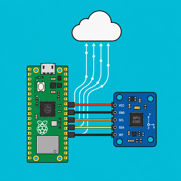 Raspberry Pi Pico W MPU6050: Send data to DynamoDB | ShillehTek