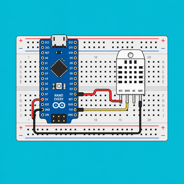 Arduino Nano Every DHT22: Read Temperature and Humidity | ShillehTek