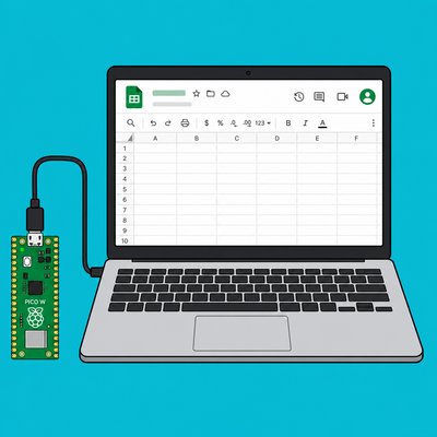 Raspberry Pi Pico W Google Sheets API: Upload data free
