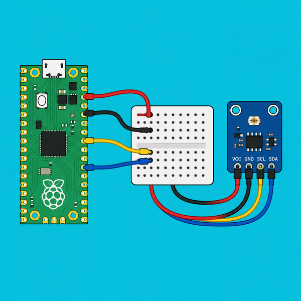 Raspberry Pi Pico BH1750: Measure Ambient Light in Lux | ShillehTek