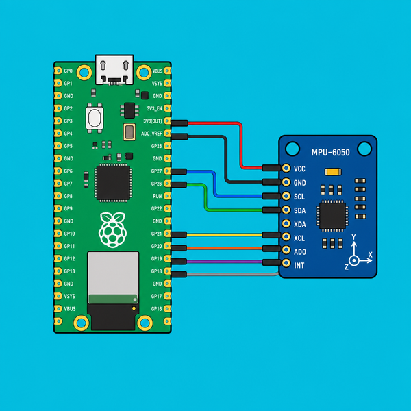 Raspberry Pi Pico W MPU6050: Read IMU Data in C++ | ShillehTek