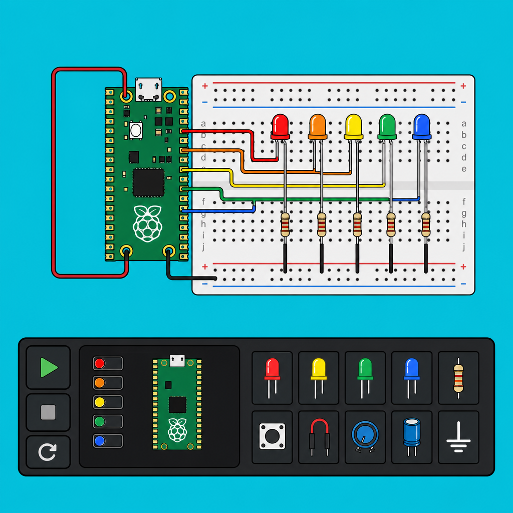 Raspberry Pi Pico Wokwi: Simulate projects without hardware | ShillehTek