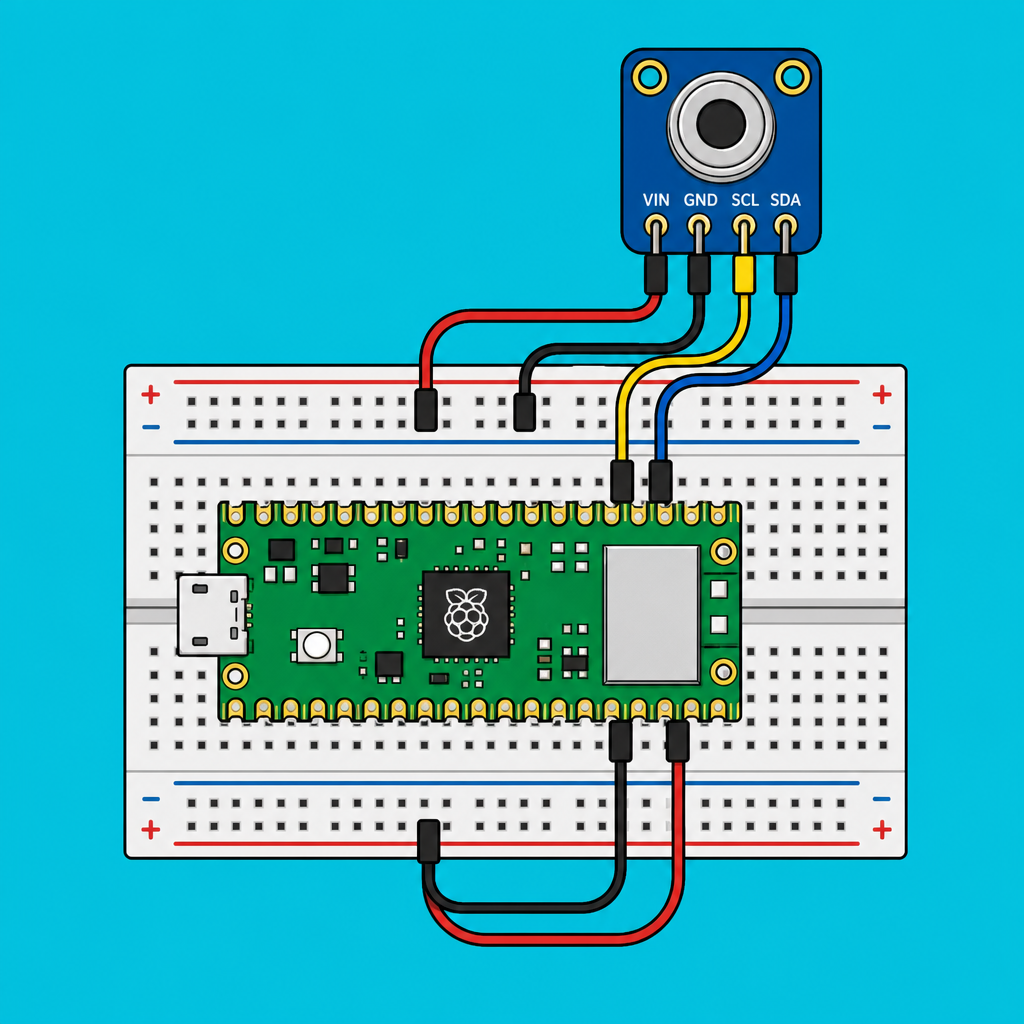 Raspberry Pi Pico W MLX90614: Read temps in MicroPython | ShillehTek