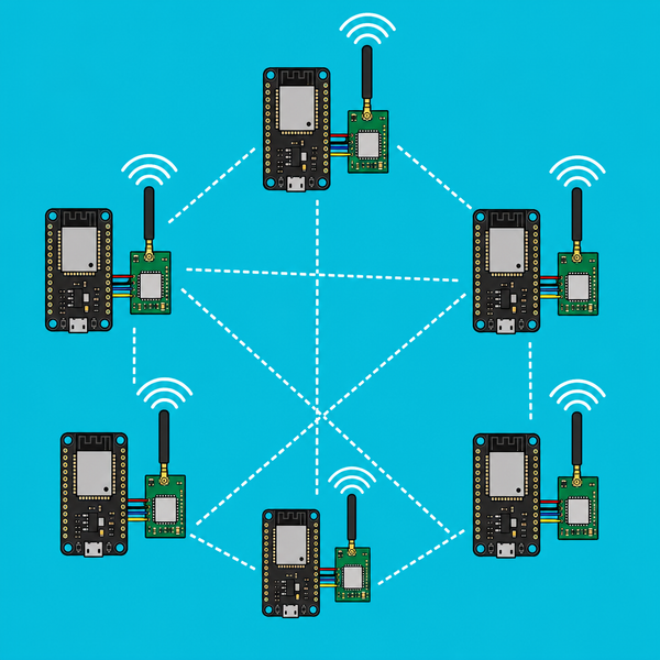 ESP32 SX1262: Offline Mesh Messaging | ShillehTek