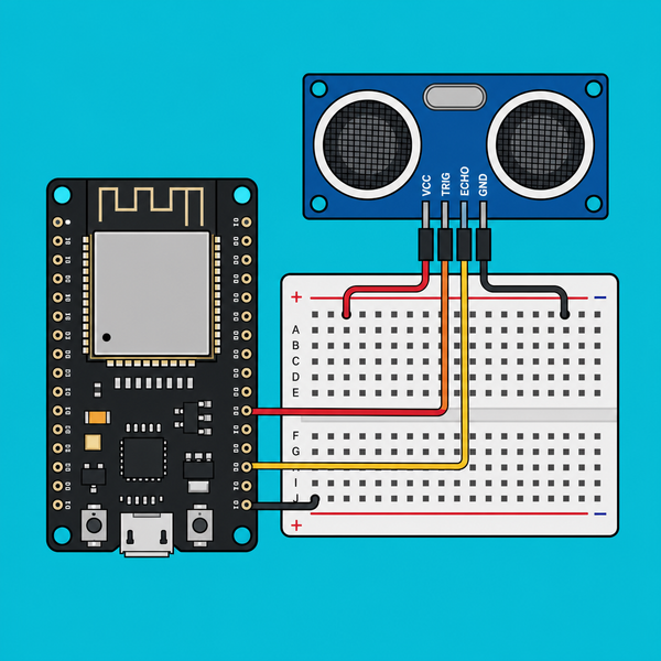 ESP32 HC-SR04: Telegram door alerts | ShillehTek