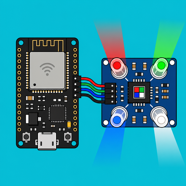 ESP32 TCS3200: Print RGB and Color Names | ShillehTek