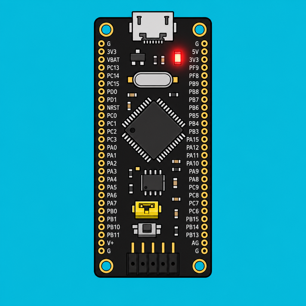 STM32F411 Black Pill Onboard LED: Blink with HAL | ShillehTek