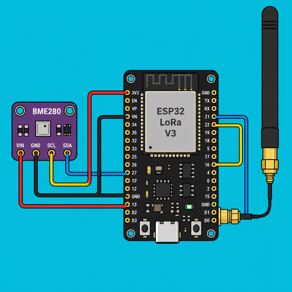 BME280 LoRa Telemetry with Meshtastic ESP32 SX1262 | ShillehTek