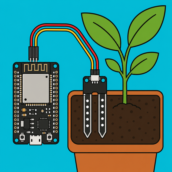 ESP32 Soil Moisture Sensor: Wi-Fi Dashboard Readout | ShillehTek