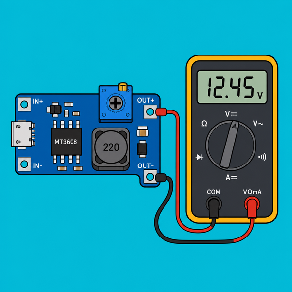 MT3608 Boost Converter: Set Adjustable Voltage Safely | ShillehTek