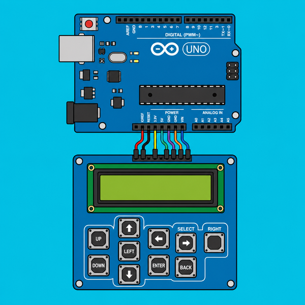 Arduino Uno 1602 LCD Keypad Shield: Read Buttons | ShillehTek