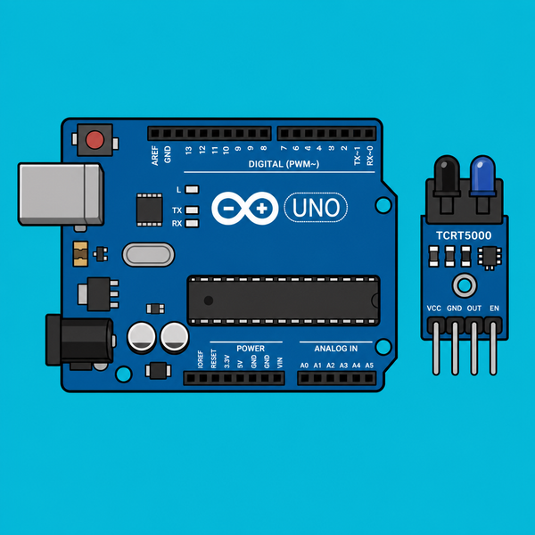 Arduino UNO TCRT5000: Read Line Sensor Values | ShillehTek