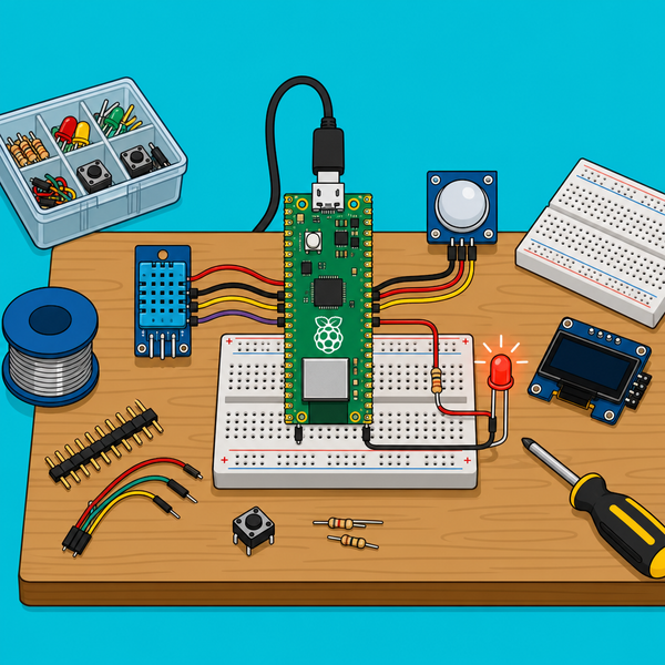 Raspberry Pi Pico W BLE: Temp in MicroPython | ShillehTek