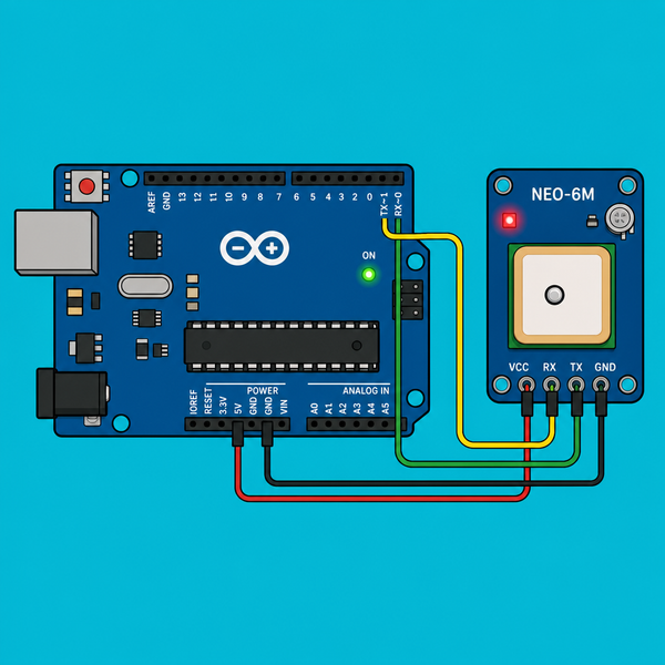 GPS With Arduino: NEO-6M Step-by-Step Tutorial With TinyGPS++