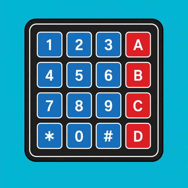 Arduino 4x4 Membrane Keypad: Read Keys in Serial | ShillehTek