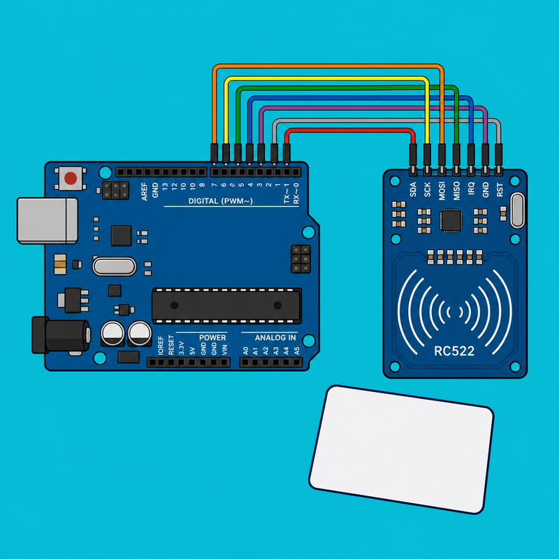 Arduino RC522: Read RFID Card UIDs via SPI | ShillehTek