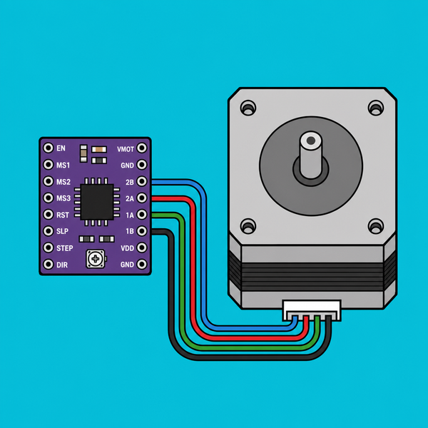 Arduino A4988: Control a NEMA 17 Stepper Motor | ShillehTek