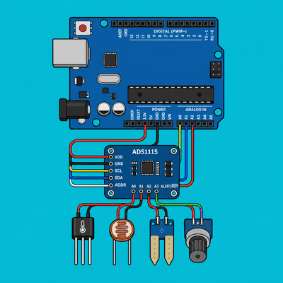 Arduino ADS1115: 16-bit Precision Analog Reads