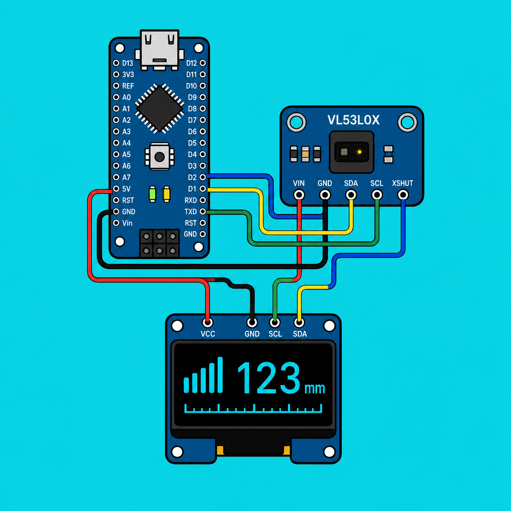 Arduino VL53L0X: Millimetre Distance Over Serial | ShillehTek