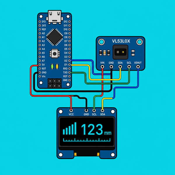 Arduino VL53L0X: Millimetre Distance Over Serial | ShillehTek