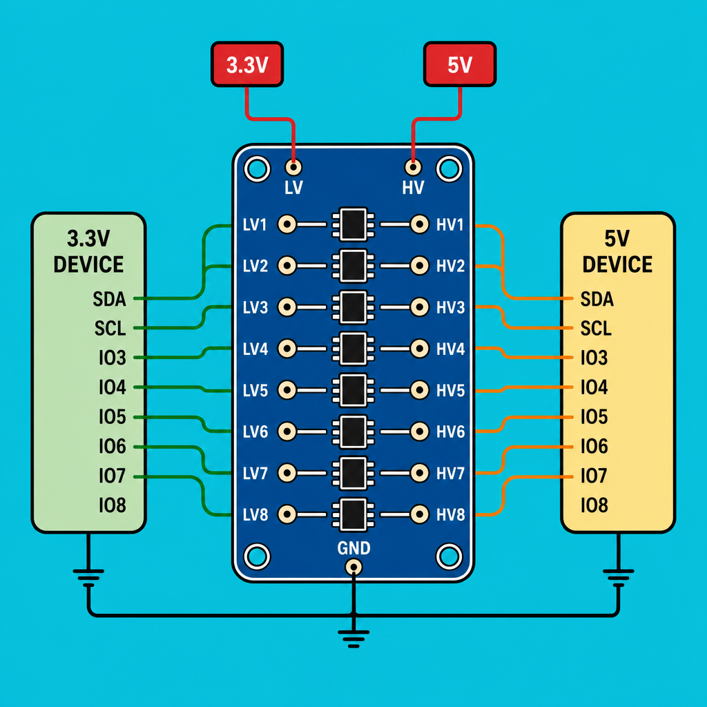 Arduino TXS0108E: Safe 3.3V to 5V Level Shifting | ShillehTek