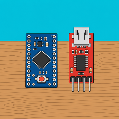 Arduino Pro Mini CP2102: Flash and read serial