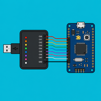 Arduino 24MHz Logic Analyzer: Decode I2C SPI UART | ShillehTek