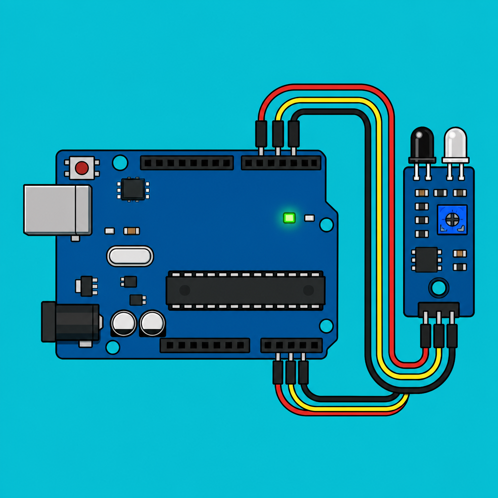 Arduino IR Obstacle Sensor: Blink LED on Detect | ShillehTek