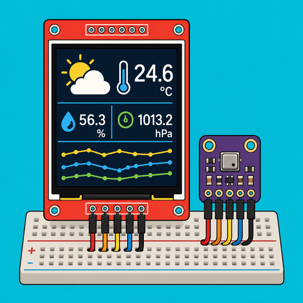 ESP32 BME280 + ST7735: Wi-Fi Weather Station Display | ShillehTek