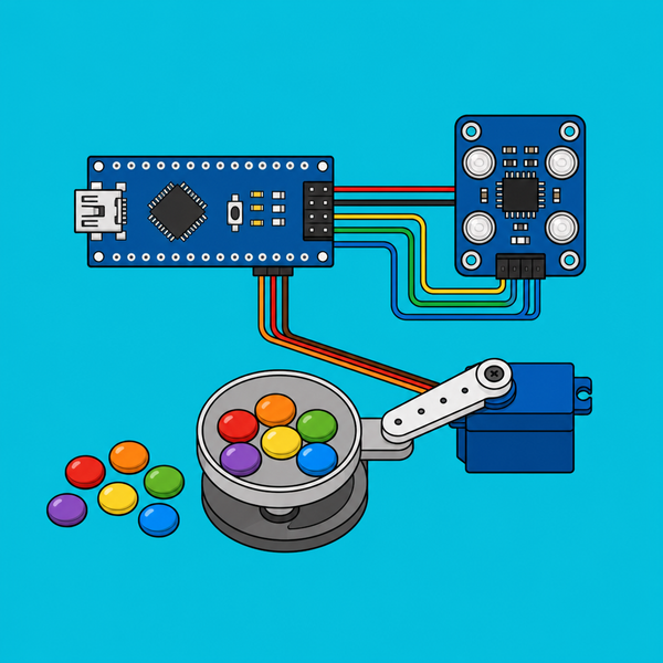 Arduino TCS3200: Build a Color-Sorting Machine | ShillehTek