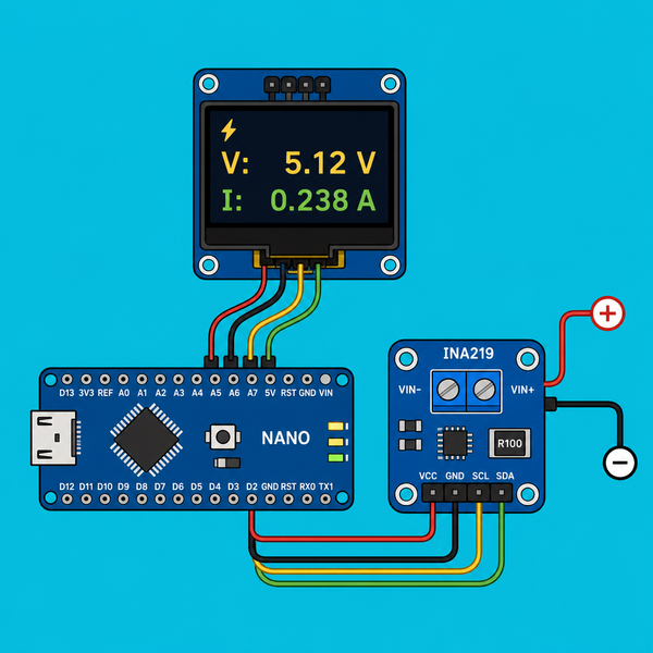 Arduino Nano INA219: Measure Voltage, Current, Power | ShillehTek
