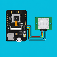 ESP32-CAM HC-SR501 PIR: Motion Photo Alerts via Wi-Fi | ShillehTek