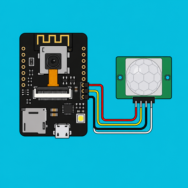 ESP32-CAM HC-SR501 PIR: Motion Photo Alerts via Wi-Fi | ShillehTek