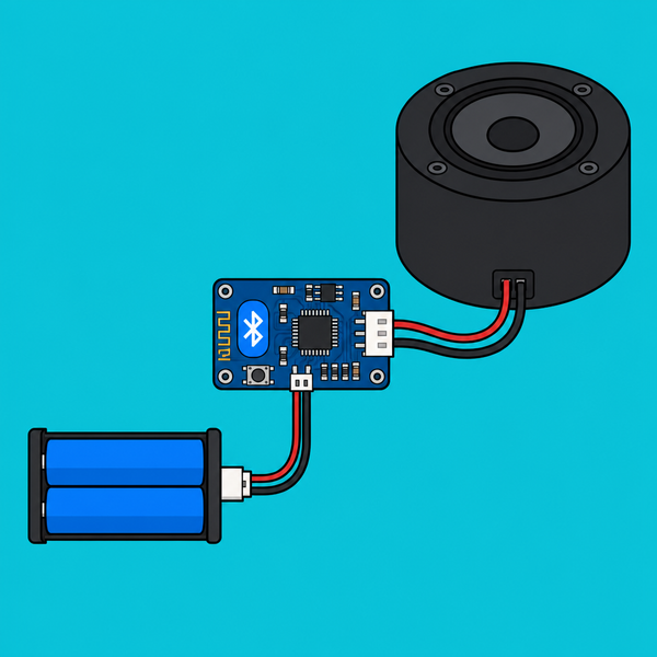 TPA3118 Bluetooth Receiver: Build a Portable Speaker | ShillehTek