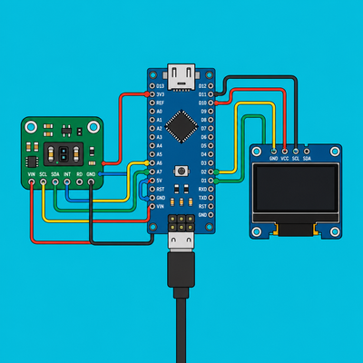 Arduino Nano MAX30102: OLED Pulse Oximeter Build