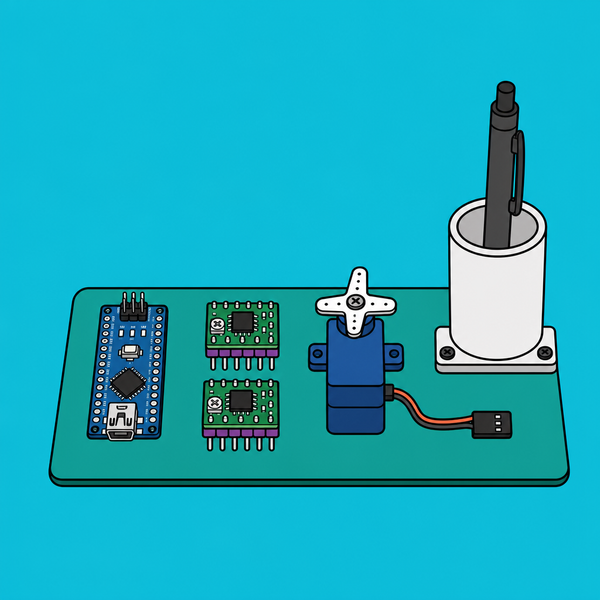 Arduino Nano A4988: Mini CNC Pen Plotter Build | ShillehTek